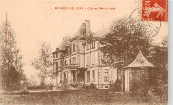 Rambervillers 88 Vosges Chateau Sainte Lucie