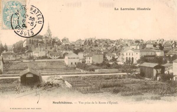 Neufchateau 88 Vosges Vue prise de la Route d'Epinal