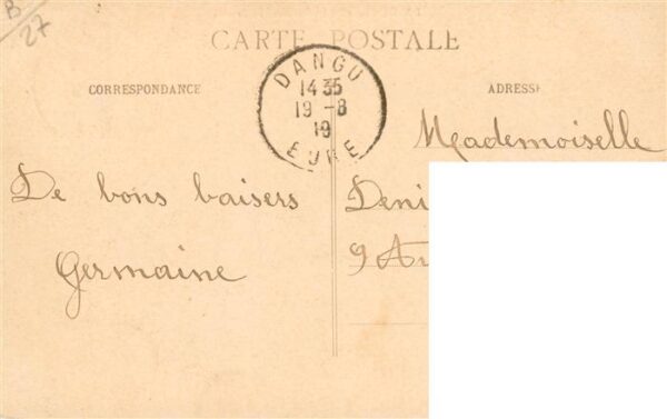 Dangu 27 Eure Le Chateau vu de cote – Bild 2