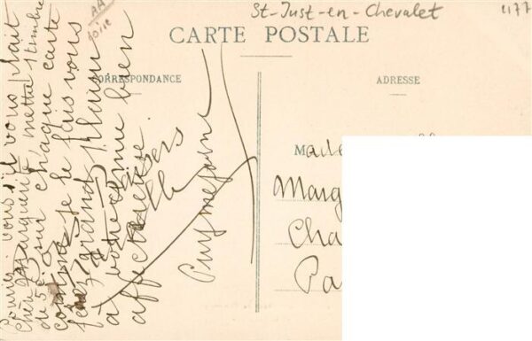 St-Just-en-Chevalet 42 Loire Vestibule de Chateau Contenson – Bild 2