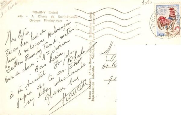 Firminy 42 Loire Groupe Friminy Vert – Bild 2