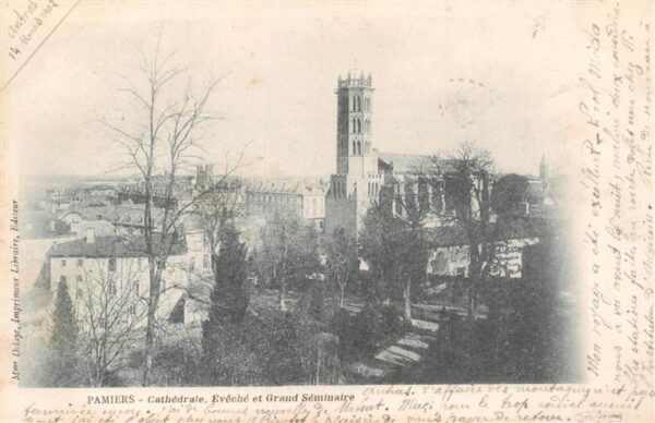Pamiers 09 Ariege Cathedrale Eveche et Grand Seminaire