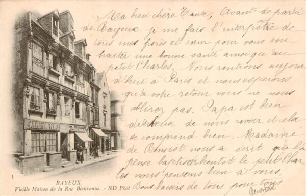 Bayeux 14 Calvados Vieille Maison de la Rue Bienvenue