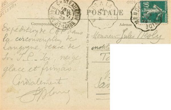 Chateauneuf-de-Randon 48 Lozere Vue generale Sud Ouest – Bild 2