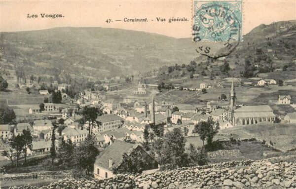 Cornimont 88 Vosges Vue generale