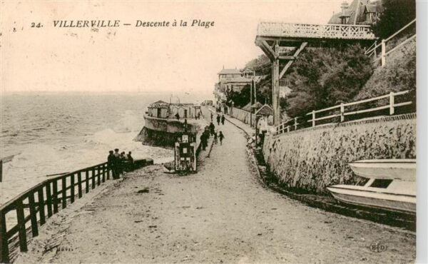 Villerville-sur-Mer 14 Calvados Descente a la Plage