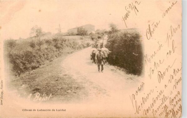 Lordat 49 Ariege Coteau de Labastide de Lordat