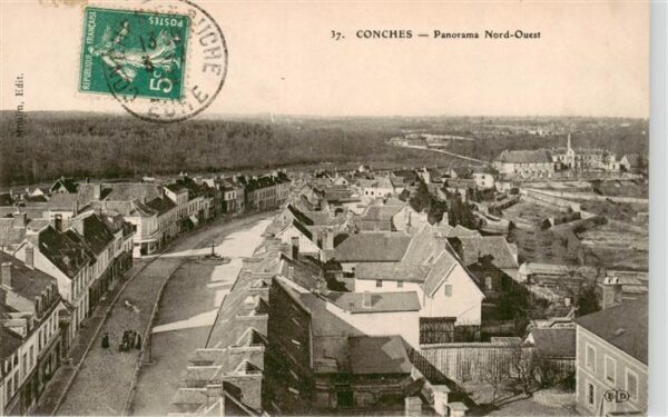 Conches-en-Ouche 27 Eure Panorama Nord Ouest