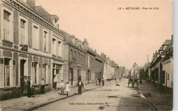 Bethune 62 Pas-de-Calais Rue de Lille