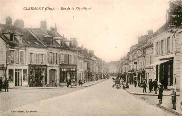 Clermont 60 Oise Rue de la Republique