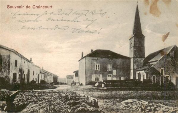 Craincourt 57 Moselle Ortspartie Feldpost