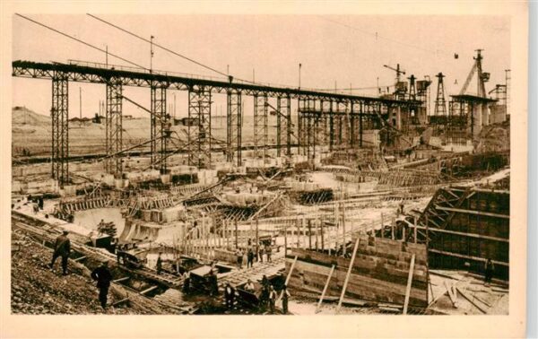 Kembs 68 Alsace Usine vue d’aval