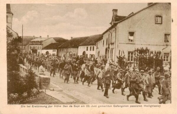Heiligblasien St Blaise Saulxures 67 Bas Die bei Erstürmung der Höhe San de Sapt