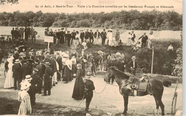 Mars-la-Tour 54 Meurthe-et-Moselle Visite a la Frontiere surveillee par le