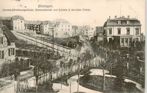 Nilvingen Nilvange 57 Moselle General Direktionsgebäude Konsumanstalt