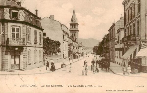 Saint-Die-des-Vosges La Rue Gambetta