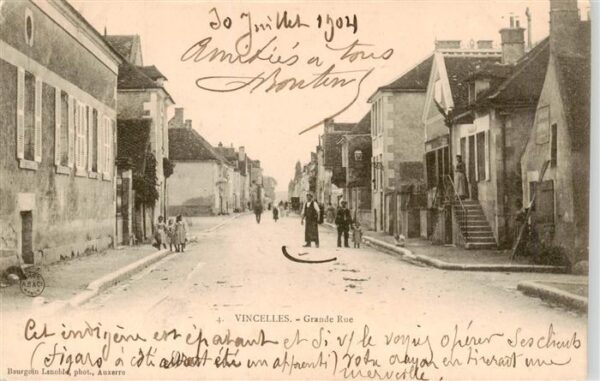 Vincelles 89 Yonne Grande Rue