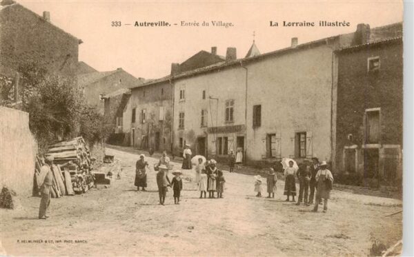 Autreville-sur-Moselle 54 Meurthe-et-Mos Entree du Village La Lorraine illustree