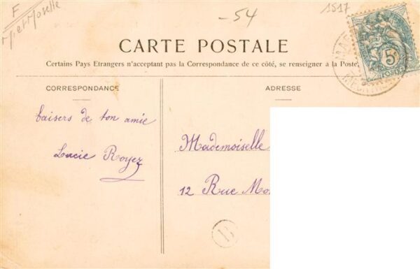Autreville-sur-Moselle 54 Meurthe-et-Mos Entree du Village La Lorraine illustree – Bild 2