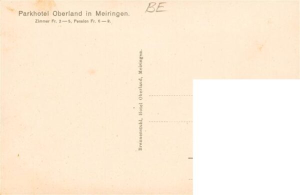 Meiringen BE Park Hotel Oberland – Bild 2