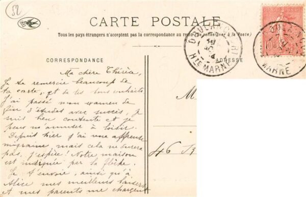 Doulaincourt-Saucourt 52 Haute-Marne La Rue dela l’Eau et le Poste – Bild 2