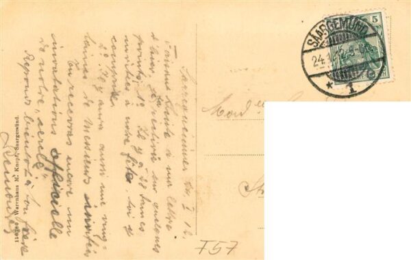 Saargemuend Sarreguemines 57 Moselle Fabrik Kasino – Bild 2