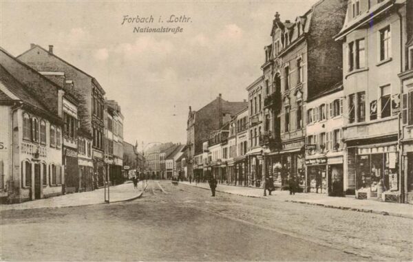 Forbach 57 Moselle Lothringen Nationalstrasse Feldpost