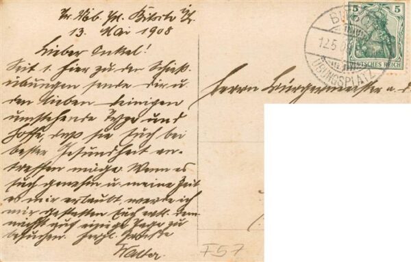 Bitsch Bitche 57 Moselle Lothringen Truppenübungsplatz Schiessübung 1908 – Bild 2