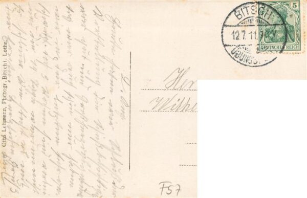 Bitsch Bitche 57 Moselle Lothringen Die Kameraden der 4_14 zur Entfettungsk – Bild 2