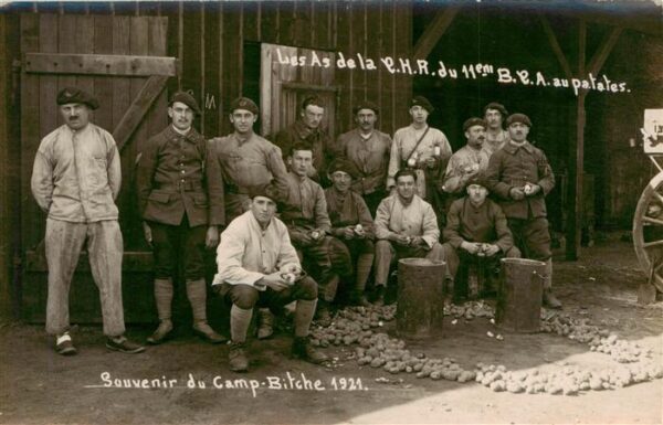 Bitche Bitsch 57 Moselle Lothringen Souvenir du Camp Bitche 1911