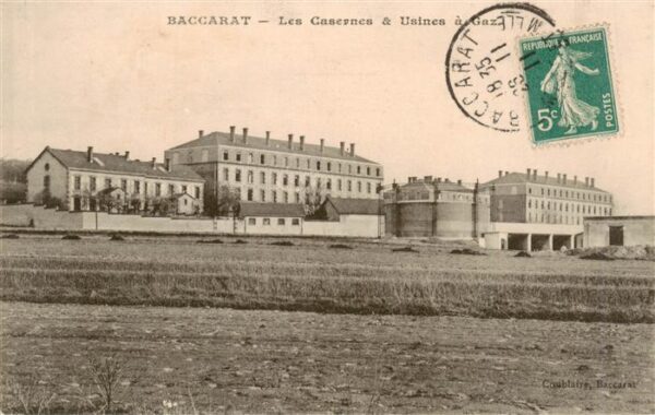 Baccarat 54 Meurthe-et-Moselle Les Casernes et Usines a Gaz