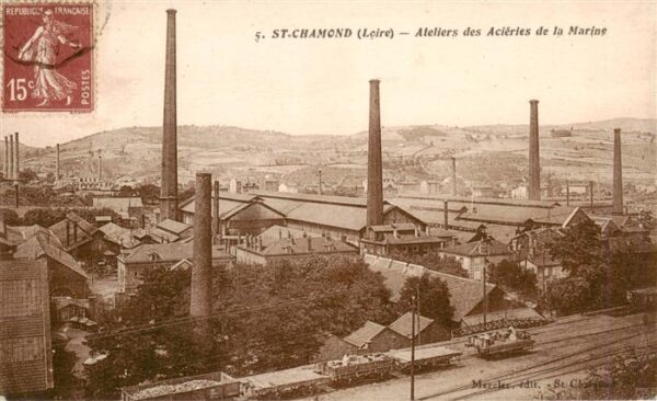 St-Chamond-sur-le-Gier 42 Loire Ateliers des Acieries de la Marine