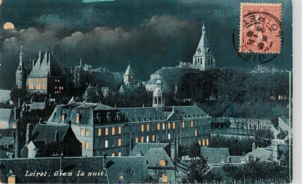 Gien 45 Loiret La nuit