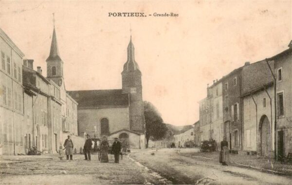 Portieux 88 Vosges Grande Rue