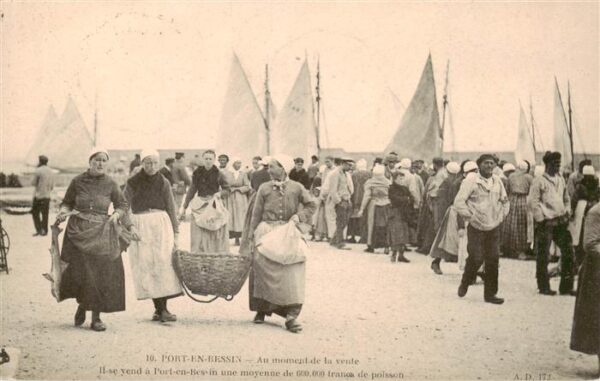 Port-en-Bessin-Huppain 14 Calvados Au moment de la vente