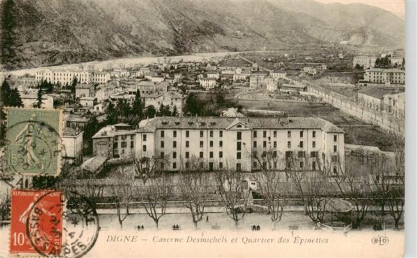 Digne -les-Bains 04 Alpes-de-Haute-Prove Caserne Desmichels et Quartier des Epin