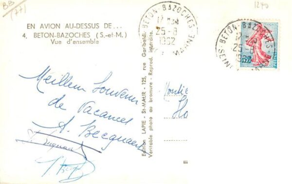 Beton-Bazoches 77 Seine-et-Marne Vue d ensemble aérienne – Bild 2