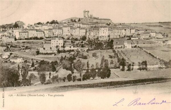 Allegre 43 Haute-Loire Vue générale