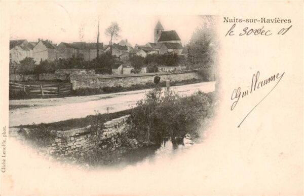 Nuits-sur-Ravieres Nuits-sous-Ravieres 8 Ansicht mit Kirche