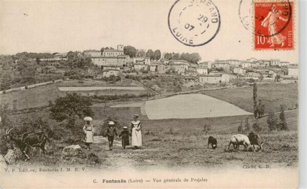 Fontanes 42 Loire Vue générale de Prajalas