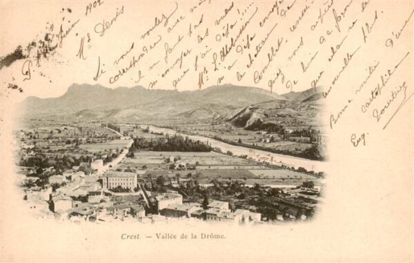 Crest 26 Drome Panorama Vallée de la Drôme