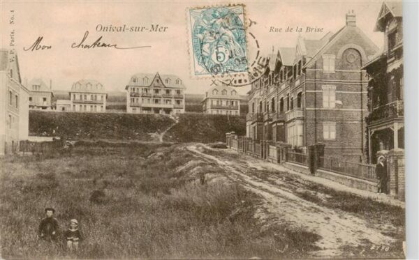 Onival sur Mer Ault 80 Somme Rue de la Brise
