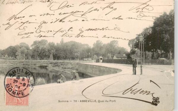 Abbeville 80 Somme Quai du Port