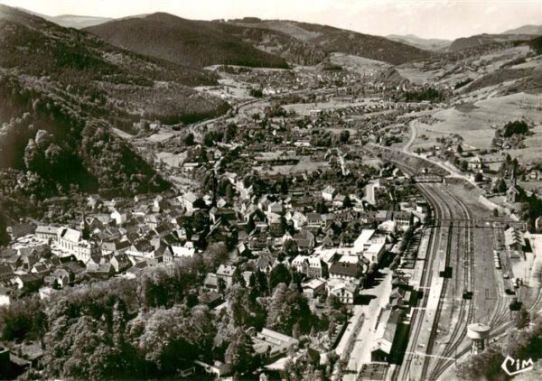 Schirmeck 67 Bas-Rhin Vue générale aérienne
