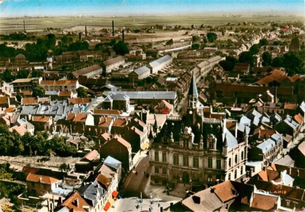 Henin-Lietard 62 Pas-de-Calais Hôtel de Ville vue aérienne