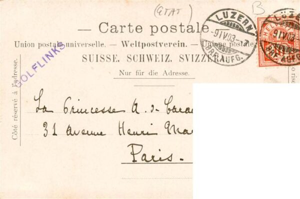 Luzern  LU Grand Hotel National Halle – Bild 2