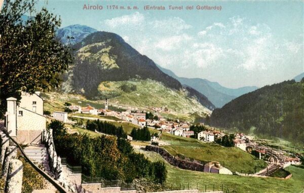 Airolo TI Entrata Tunel del Gottardo Militärpost