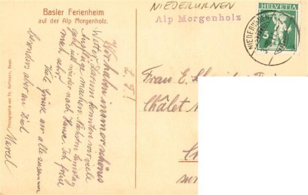 Niederurnen GL Basler Ferienheim auf der Alp Morgenhol – Bild 2