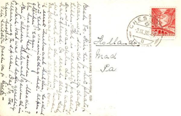 Chesieres VD et la Dent du Midi – Bild 2