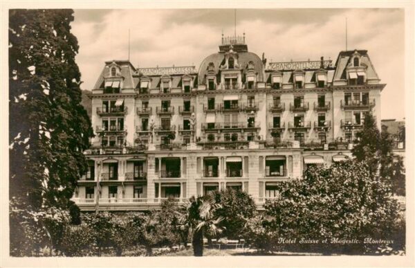 Montreux  VD Hotel Suisse et Mayestic